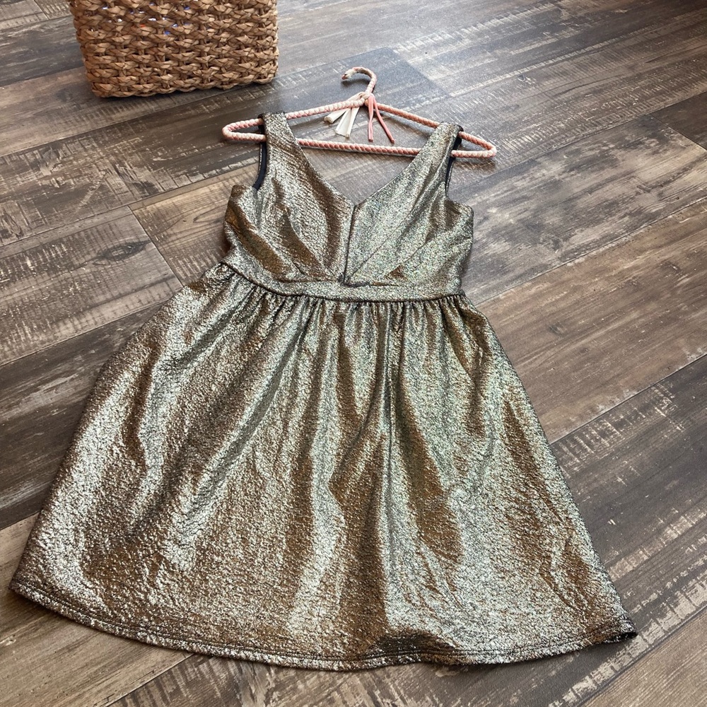 Size small gold shimmer dress
